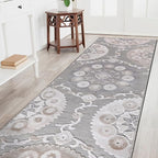 CAMILSON Runner Outdoor Rugs Oriental Retro Traditional Floral Medallion Area - Image 8