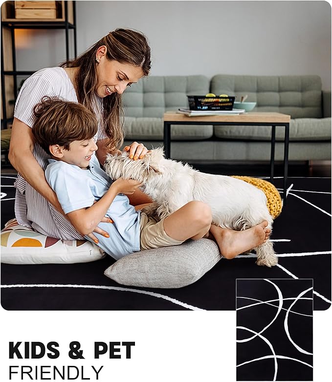 YIHOUSE Modern Washable Area Rug - Image 5