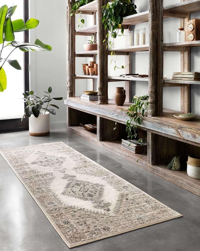 Loloi Teagan Collection TEA-02 Oatmeal/Ivory 5'-3" x 7'-6" Area Rug, Soft - Image 8
