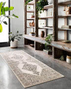 Loloi Teagan Collection TEA-02 Oatmeal/Ivory 9'-9" x 13'-6" Area Rug, Soft - Image 8