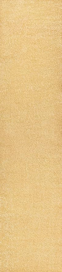 Eyely UES100B-216 Supersoft Haze Solid Low-Pile Indoor Runner Rug, Minimalist - Image 2