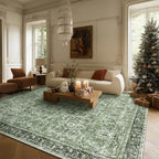 8x10 Washable Area Rugs Ultral Soft Non-Slip Stain Resistant Vintage Boho Large - Image 6