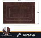 PURRUGS Dirt Trapping Door Mat 24" x 35.5", Non-Slip/Skid Machine Washable - Image 2