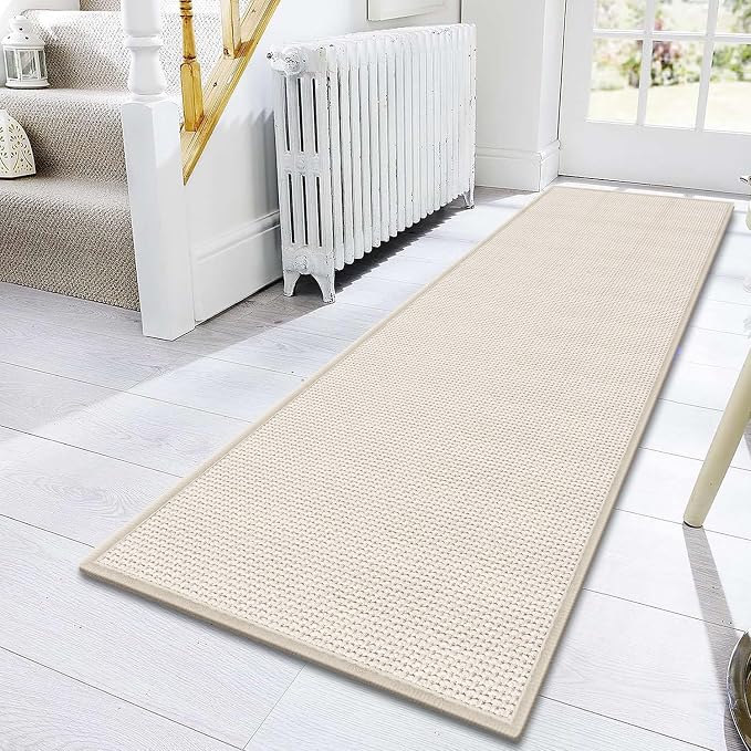 8FT Laundry Rug Runner Mat Non Slip, Rubber Backed Kitchen Sink Rug Carpet Mat by GOYLSER