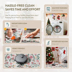 Lahome Christmas Rugs 8x10 Living Room Decor, Washable Area Rugs - Image 5