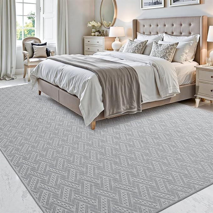 LUMI Washable Area Rug 5x8 for Living Room, Ultra Soft Modern Neutral Rugs - Image 3