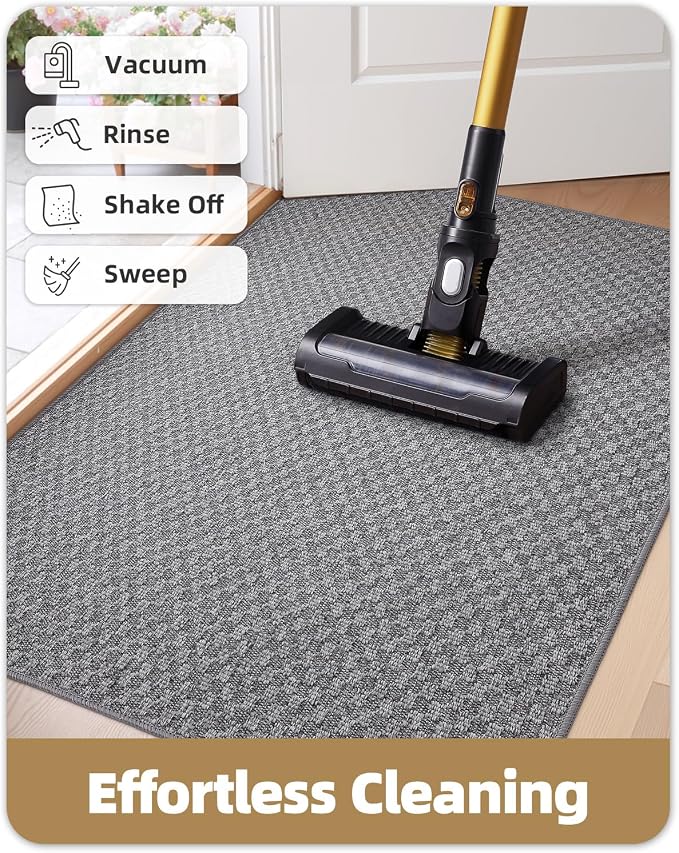 Color&Geometry Large Front Door Mat Indoor Entrance Non Slip Rubber Backed - Image 7