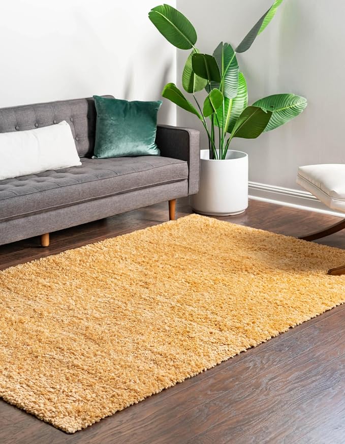 Unique Loom Davos Shag Collection Area Rug - Image 3