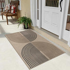 Easy Jute Rainbow Entryway Rug, 2.6x4 Washable Non-Slip Indoor Outdoor Doormat - Image 5