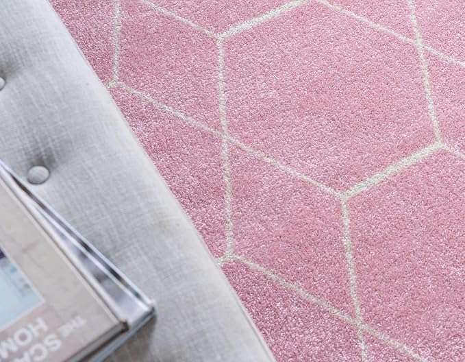 Unique Loom Trellis Frieze Collection Area Rug - Image 9