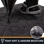 PURRUGS Dirt Trapping Door Mat 20" x 31.5", Non-Slip Machine Washable Entry Rug - Image 5