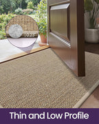 DEXI Ultra Thin Entryway Door Mat 17x30, Non Slip Rubber Backing Inside Entry - Image 4