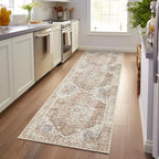 jinchan Kelda Runner Rug 3x10 Vintage Hallway Rug Washable Runner Retro Floor by JINCHAN