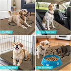 OLANLY Dog Door Mat for Muddy Paws 30x20, Paw Print Design, Absorbs Moisture - Image 7