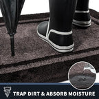 PURRUGS Dirt Trapping Door Mat 20" x 32", Non-Slip/Skid Machine Washable - Image 5