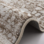 LUMI 8x10 Washable Area Rug for Living Room, Ultra Soft Traditional Vintage - Image 5