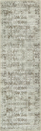 Morebes Vintage Long Bathroom Runner Rug, Washable Entryway Rugs Indoor Non Slip - Image 8
