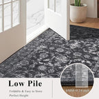 3x5 Washable Area Rugs for Living Room, Vintage Boho Large Rug for Bedroom - Image 7