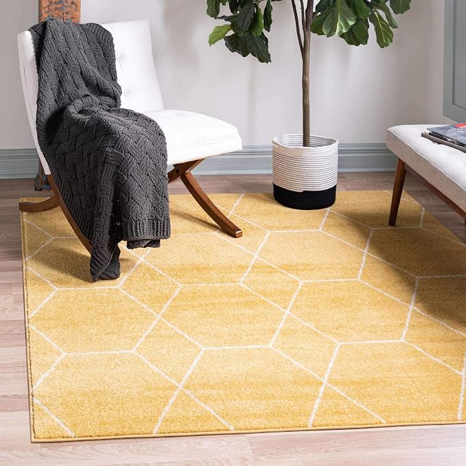 Unique Loom Trellis Frieze Collection Area Rug by UniqueLoom