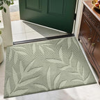 LUMI Front Door Mat Indoor Entrance 24"x36", Low Profile Welcome Mat, Non-Slip by LUMI