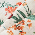 Beige Area Rug 8x10 Floral Washable Living Room Kitchen Boho Carpet Non Slip - Image 9