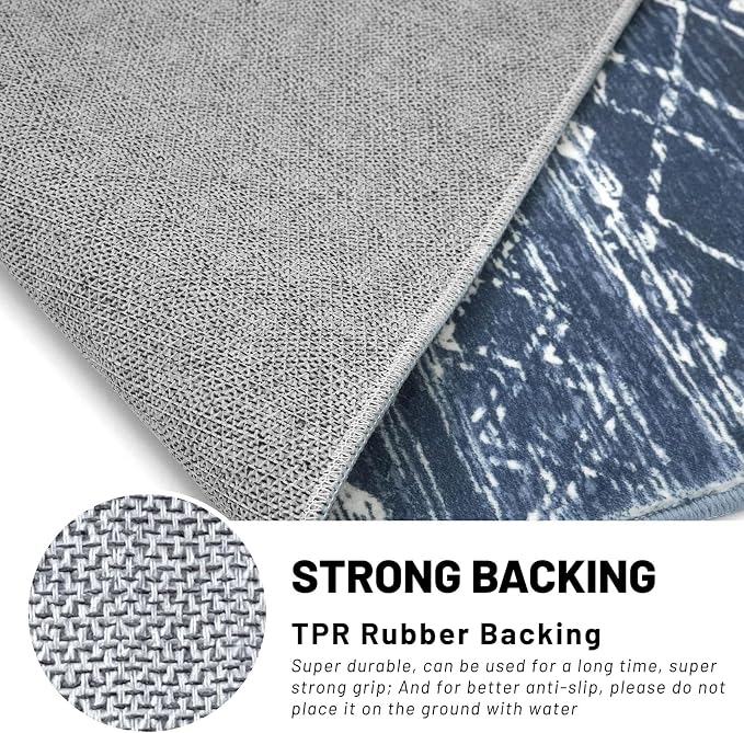 KUTA 3x5 Boho Area Rug for Living Room, Moroccan Washable Kitchen Rugs Non Slip - Image 6