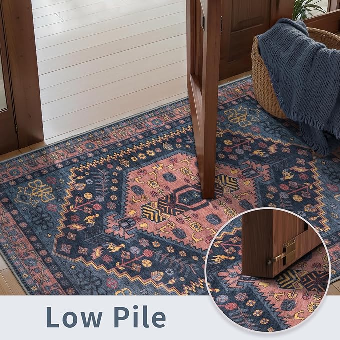 Ciicool Washable 5x7ft Rugs for Living Room Non-Slip Indoor Area Rug Large - Image 6