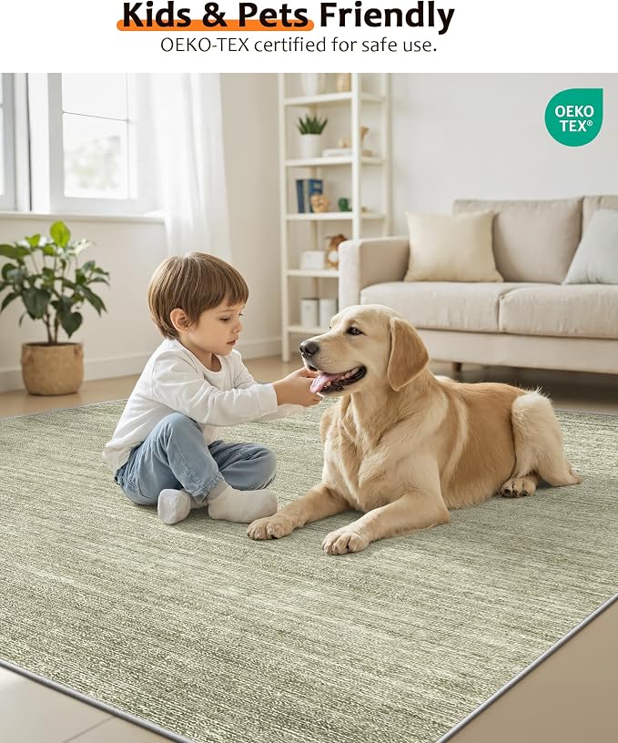 Art&Tuft Washable Rugs 8x10, Area Rugs - Image 9