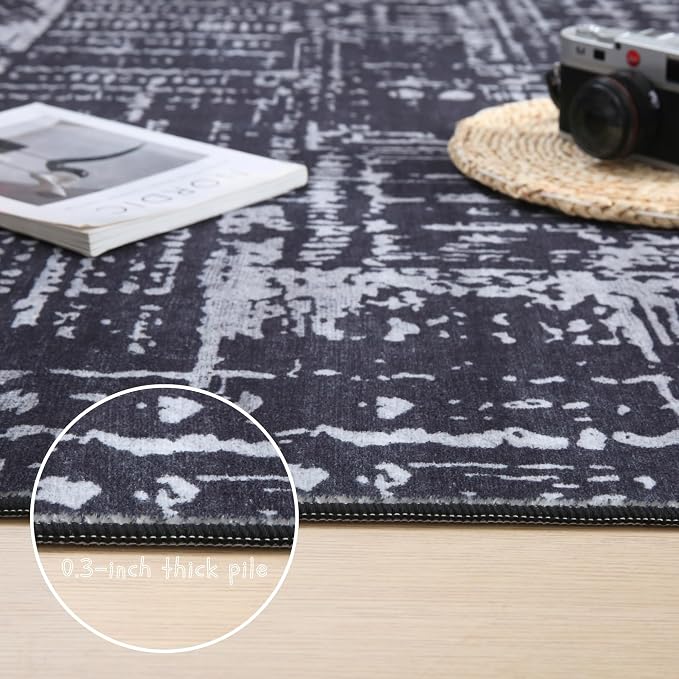 Rugcomf Area Rugs 8x10 Rug for Living Room Clearance Washable Boho Area Rug Non - Image 4