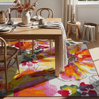 Rugshop Modern Bright Flowers Non-Slip Area Rug 5 X 7 Multi - Image 10