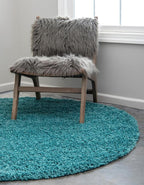 Unique Loom Solid Shag Collection Area Rug - Image 4