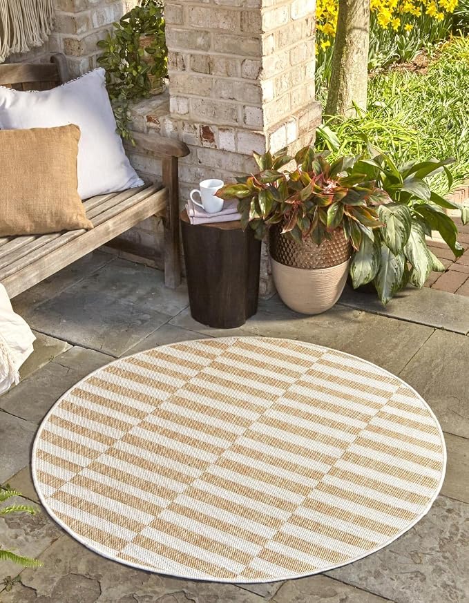 Unique Loom Outdoor Striped Collection Area Rug by UniqueLoom