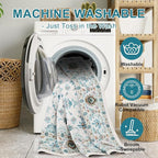 WILLSUN Washable Area Rugs, 8x10 Non-Slip Boho Large Area Rugs - Image 5
