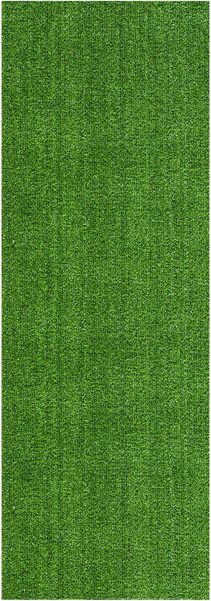 Ottomanson Artificial Grass Turf 2'7" x 31' Indoor Outdoor Faux Grass Rug - Image 7