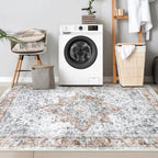 COMSLE 4x6 Rugs for Living Room Washable Area Rugs for Bedroom Faux Wool - Image 8