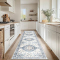 Enkor Runner Rugs for Hallway, 2.6x10.5 Washable Soft Non Slip Floor Rugs for by EnkorStore