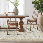 LUMI 4x6 Washable Area Rug for Living Room, Ultra Soft Traditional Vintage Rugs - Image 5