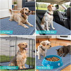 OLANLY Dog Door Mat for Muddy Paws 48x30, Absorbs Moisture and Dirt, Absorbent - Image 7