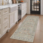 Bavni 2'6''x6 Rug Runners for Hallways, Washable Runner Rug Non Slip, Vintage by BAVNI