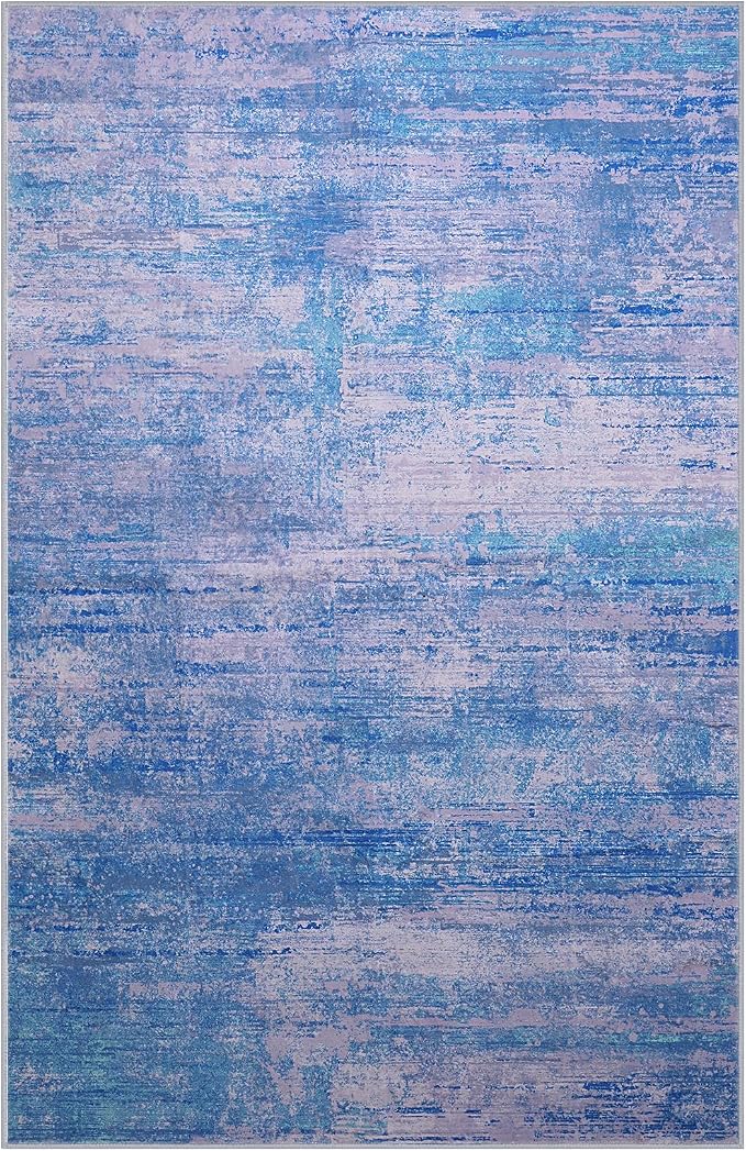 5x7 Abstract Area Rugs for Living Room, Modern Washable Indoor Rug for Bedroom - Image 4