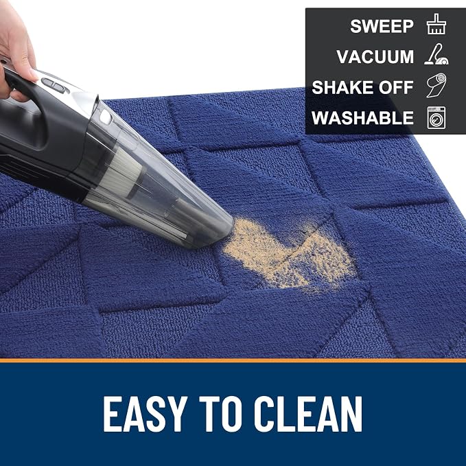 OLANLY Door Mats Indoor, Dirt Resist, Entrance Washable Mat, Low-Profile Inside - Image 5
