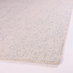 Hand-Tufted 100% Wool Pile Area Rug – Geometric Textured Grid Check Pattern – by RestorationandRenovation