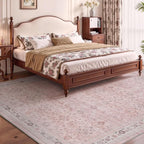 MontVoo-Vintage Area Rug 5X7 Pink Rugs - Image 2