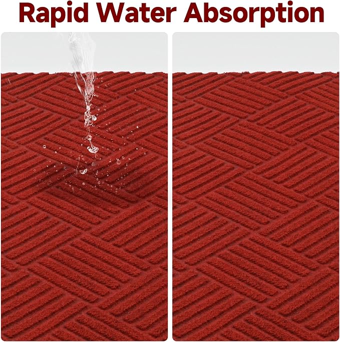 jxgzyy Commercial Christmas Red Carpet Runner, Non Slip Area Rugs - Image 5