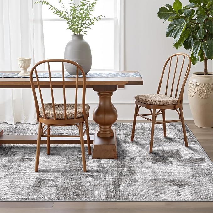 LUMI 4x6 Washable Low-Pile Area Rug - Image 5
