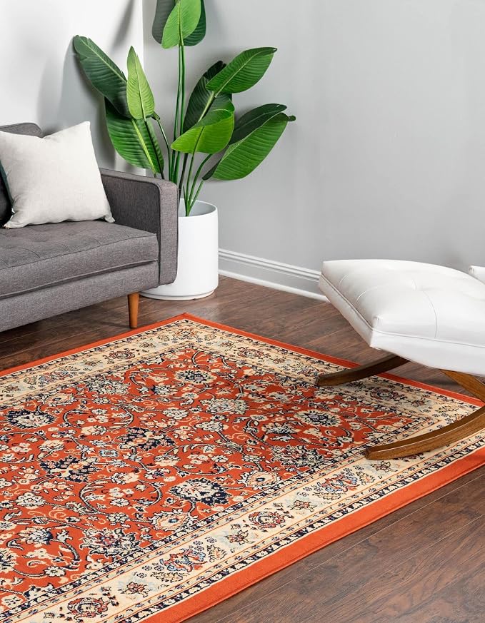 Unique Loom Sialk Hill Collection Area Rug - Image 4