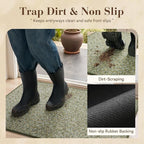 MontVoo Door Mat Indoor Entrance Doormat, Absorbent Durable Rubber Non Slip - Image 3