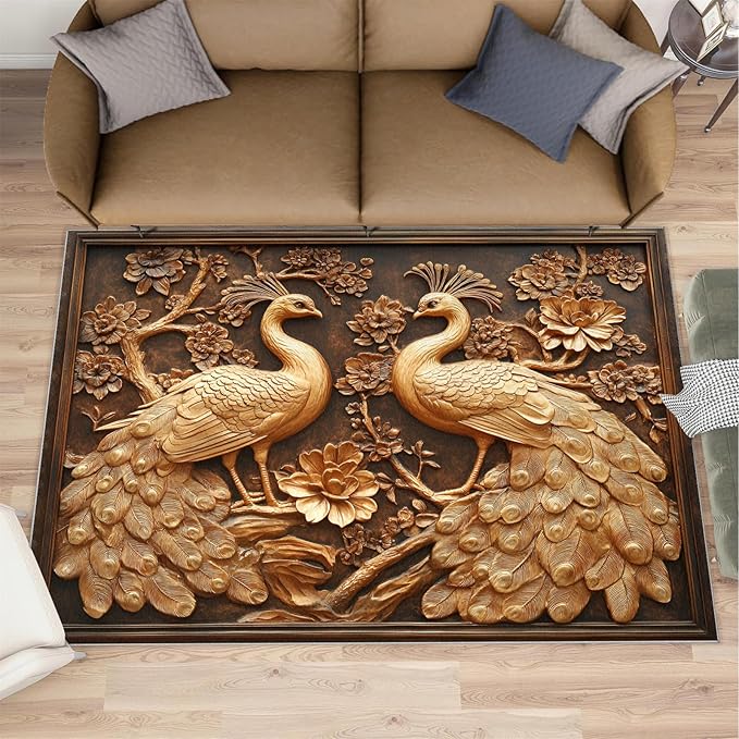 Peacock Rugs for Bedroom - Image 2