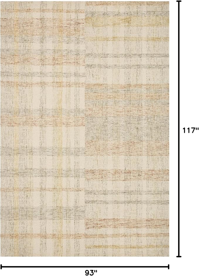 Loloi Chris Loves Julia Chris Collection CHR-04 Natural/Multi 7'-9'' x 9'-9'' - Image 2
