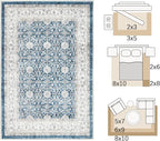 jinchan Floral 6x9 Area Rug for Living Room - Image 2